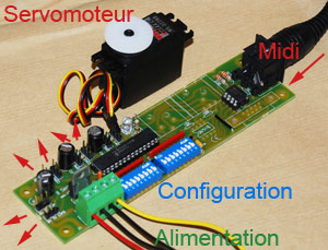 8 Servos 128/3500 (non monté)